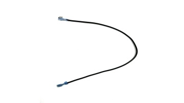 14AWG Black Jumper Wire Harness with Quick Disconnect Terminals Length 16 Inch