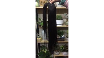 High Quality Wrap Around And Drawstring Ponytail Hair Extension Straight Long Ponytail Human Hair1