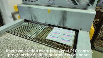 Doubel station plastisol industrial oven for PVC rubber products
