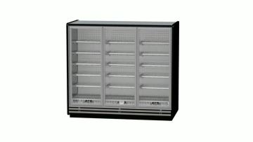 glass door freezer