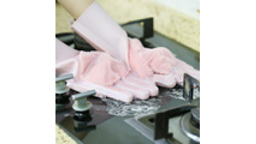 B8 Kitchen Scrub Brush Sets Silicone Dishwashing Glove, Dish Washer Glove, Dish Scrubber Glove1