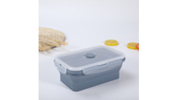800ml Microwavable Silicone Foldable Food Storage Containers Collapsible Lunch Box Reusable bento Lunch Box sets1