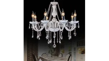 Stylish Transparent Bedside Crystal Chandelier for Home Decor1