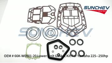 66K-W0001-20 Lower Unit Gasket Kit