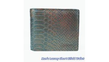 Artistic Embossed Men's Horizontal Wallet