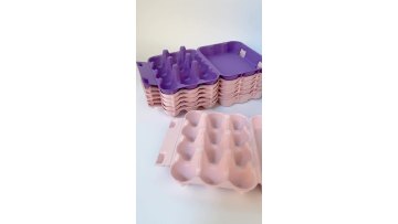 Custom Biodegradable Molded Pulp Quail Egg Cartons for Packing Agriculture GPM Grey Accept Customized Logo OEM Welcomed 20g1