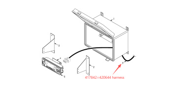 42064442-0644 41784241-8HARNESS - HMI controller