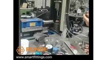 cutting the middle end and expand the hole for copper tee