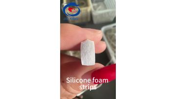 Silicone foam strip