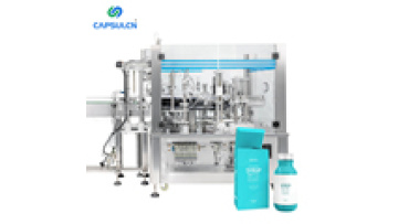 Semi Automatic Vertical Rotary Carton Box Filling Machine Automatic Cartoning Equipment1