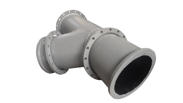 Rubber lined pipe