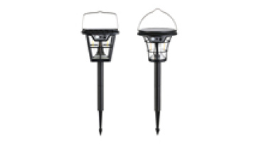 Garden lawn lamps outdoor solar recharge landscape led solar flame lamp solar garden lights1