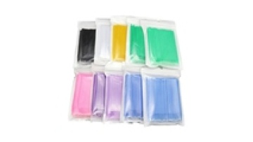 HMU Disposable Brush Cleanser Applicators with Cotton Swabs for Mascara Brushes and Lash Extensions1