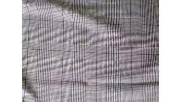 polyester rayon spandex yarn dyed tartan check
