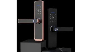 Factory Tuya Tt Smart WiFi Door Lock Digital Fingerprint Password Card Door Lock, Smart Safe Finger Print Lock Electronic Lock1