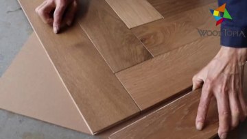 Brushed Herringbone oak engineered wood flooring European oak hardwood flooring1