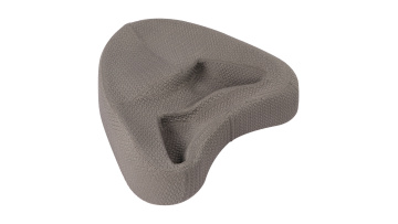 Meditation seat grey fabric