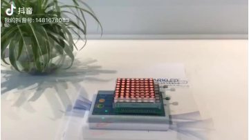 2.3inch 8x8 yellow color LCD dot matrix led display1