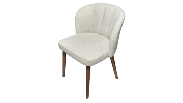 BR-25A35 Modern Upholstered Chair - Ergonomic Fabric Comfort for Dining & Leisure