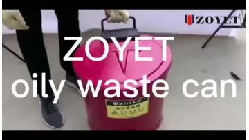 --ZOYET- Fireproof trash can