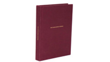 Free Sample Custom pink Foil Fabric Cloth Linen Hard Cover Address Note Book Paper Notebook1