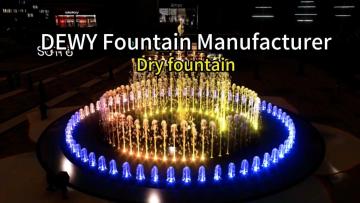 Outdoor Dryland Fountain for Commercial Plaza