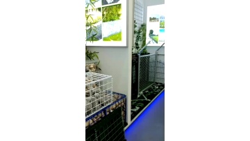 Welded Garden Fence Panel / Outdoor 3D Square Post Powder Coated Welded Wire Mesh Fencing1