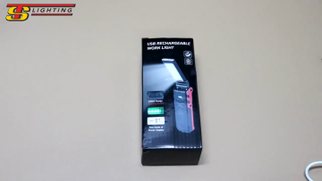 New portable 10 W 18650 rechargeable Folding led work light magnetic base and power display work light1