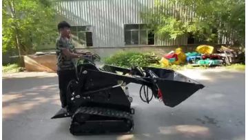 Triangular Track Skid Steer Loader