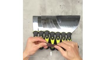 Factory Price Professional TPR+PP Scraper Thickened Stiff Type Weeping Face Putty Knife For Floor Cleaning1