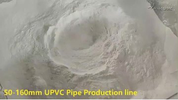 50-160mm PVC water convey pipe making machine 
