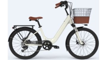 LC01EZ Electric City Bike With Basket 
