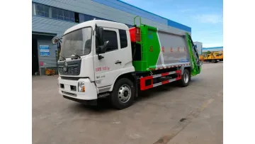 New Arrival Dongfeng 4X2 15cbm Triangular Hopper Compacted Refuse Truck1