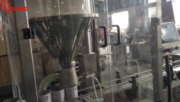 Automatic Packaging Production Line With Filling Machine Metal Detector Capping Sealing Machine For Bottles Pots Cans1