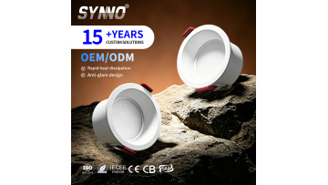 Modern White Ceiling Recessed LED Downlight SL-CL3A from Synno Lighting