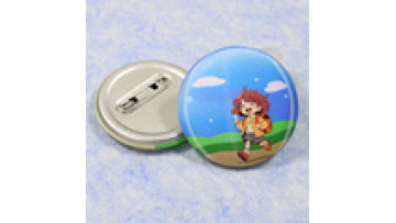 Custom Pins Lenticular  Custom logo  Printing  Metal 3D Raster Tin Tinplate  Cheap Magnetic Pin Round Button Badge for Promotion1