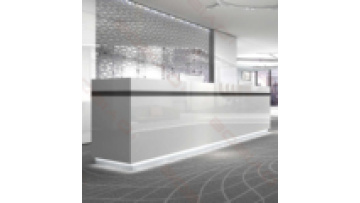 Wood Office Front Mind Size Spa Beauty Restaurant Fluted Hospital Table Nail Salon Cashier Modern Counter Reception Desk1