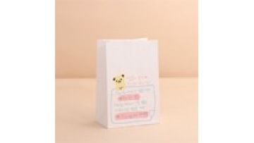 Custom Color Single Wall Craft Paper Snack Bags for Bakery Use1