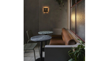 Cheap price commercial furniture fast food I shape leather and wood sectional  booth sofa  for  bench restaurants1