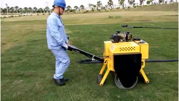 mini single drum vibratory road roller for sale