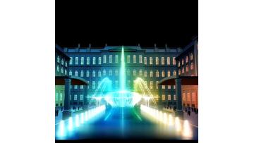 Laminar jet fountain