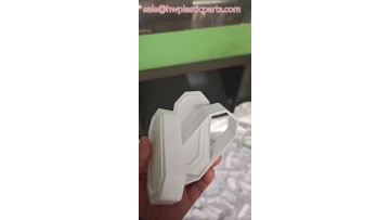 White plastic parts injection molding