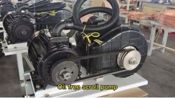 Oil Free Scroll Machine
