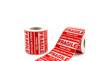 Fragile stickers