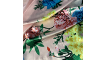100% Polyester Crepe Satin Woven Stretch Dress Garment Loungewear Shirt Brocade Printed Fabric Textile Cloth1