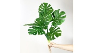 Artificial Latex Monstera Leaf Bunch - Factory Wholesale Real Touch Green Leaves1