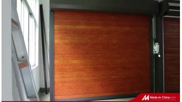 aluminum spiral door for villa garage