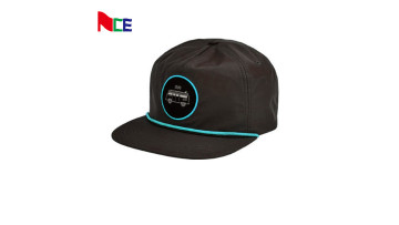 Unstructured Rope Nylon Snapback Hat