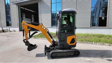H-20C cab mini excavator