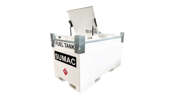 2000L Double Wall Metal Steel Fuel Cube Tank
